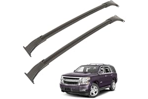 TUNTROL Max Loading 220lbs Thickened Roof Rack Cross Bars Fit for 2015-2020 Chevrolet Suburban & Tahoe, GMC Yukon & Yukon XL, Cadillac Escalade & Escalade ESV