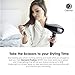Osensia Hair Dryer - Professional Tourmaline Ionic Ceramic Blow Dryer with 2 Nozzle Attachments and Travel Bag - Negative Ions 1875W Salon Fast Drying Hair Styling Tool