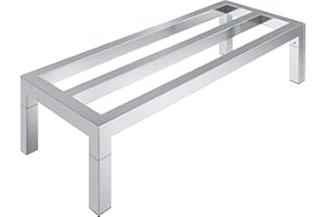 Regal Altair 36" Long x 14" Wide | Height: 8" Off The Floor Aluminum Dunnage Rack | Storage in Restaurant, Kitchens and Garages and More!