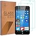 [2-PACK]-Mr.Shield For Microsoft (Nokia) Lumia 650 [Tempered Glass] Screen Protector [0.3mm Ultra Thin 9H Hardness 2.5D Round Edge] with Lifetime Replacement