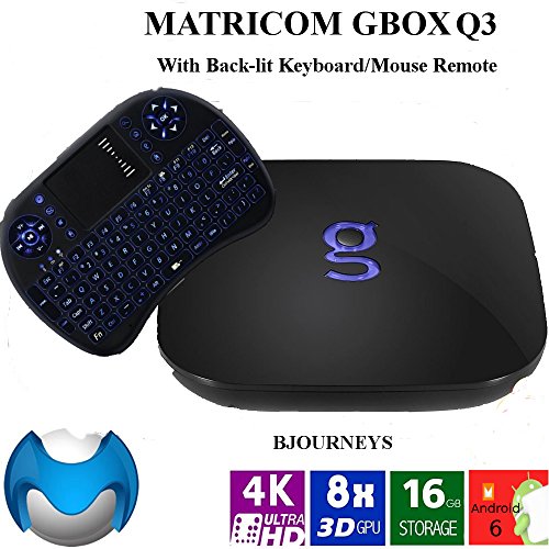Matricom G-Box Q3 Quad/Octo Core Android TV Box  Ready To 