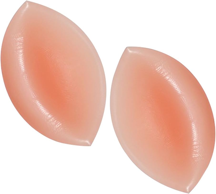 Monsme Women's Bra Pads Inserts Push Up Silicone Bra Breast Enhancer (A-C, Nude)
