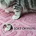 PetLike Cat Litter Box Mat, Thick Kitty Litter Trapping Mat, Durable,Waterproof &Washable with Non-Slip Backing, Soft on Kitty Paws and Easy to Clean, BPA Free