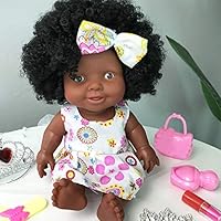 LiboboBaby Movable Joint African Doll Toy Black Doll Best Gift Toy