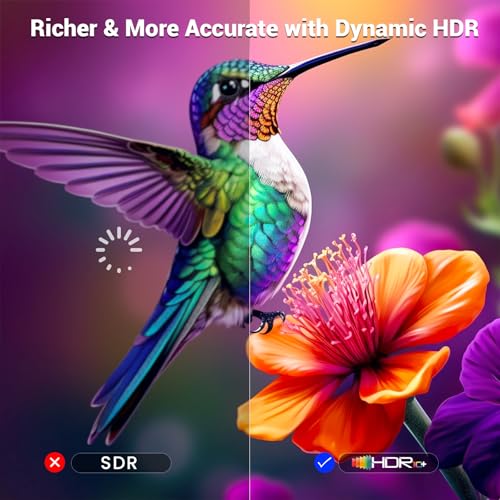 Etseinri HDMI 2.1 Cable 2M Certified 48Gbps Ultra High Speed HDMI® Cable 4K 240Hz 165Hz 120Hz 8K 60Hz 10K HDMI Lead Braided Cord HDCP 2.3 Dolby Atmos Vision eARC HDR for Gaming Monitors TV Soundbar