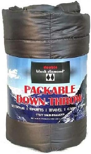 Double Diamond Packable Down Throw Ultra Light 700 Fill Camping Backpacking UK