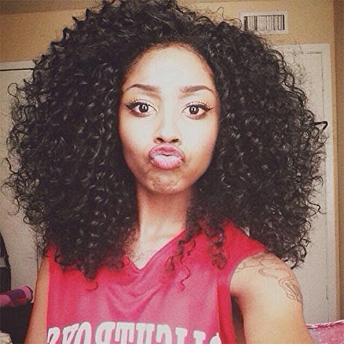 Racily Hair Brazilian Kinky Curly Virgin Hair 4 Bundles Human Hair Extensions Natural Color 8-28 Inche Brazilian Jerry Curly (16" 18" 20" 22")