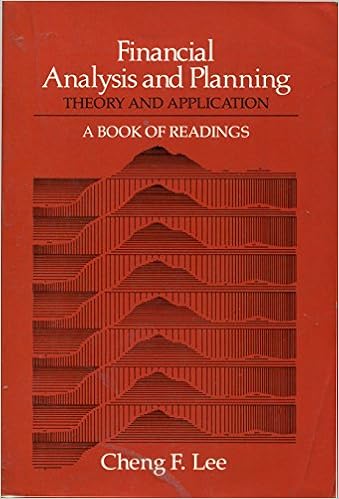 Amazoncom Financial Analysis And Planning Theory And - 