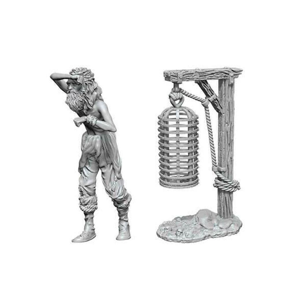 WizKids Deep Cuts Unpainted Miniatures - Hanging Cage