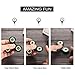 Fidget Spinner Hand Toy Relieve ADHD Anxiety Reduce Stress Helps Focus Good for EDC,Fidgeters, Autism, Anti (Black-Green)