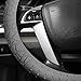 JYPC Silicone Anti-slip Car Steering Wheel Cover Novel Geometrical Pattern Universal 15 inch (Grey)