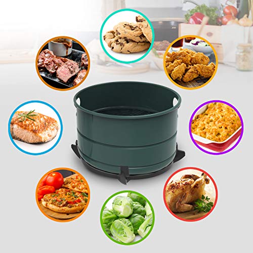 Air Fryer Lid Replacement Basket Compatible to Instant Pot 6Qt Pressure