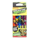 Teenage Mutant Ninja Turtles Gel Crayons (5-Pack of Scented Gel Core Crayons)