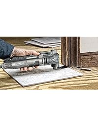 Rockwell Sonicrafter RK5121 torno de herramientas múltiples de 3.0 amperes, con velocidad variable, fijación Hyperlock y sistema de ajuste de hoja universal, kit de 31 piezas con bolsa