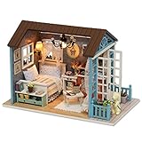 Cuteroom Dollhouse Miniature DIY Dolls House Room Kit with Furniture Handicraft Xmas gift Forest Time