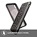 X-Doria Defense Lux, iPhone Xs Max Case - Military Grade Drop Tested, Anodized Aluminum, TPU, and Polycarbonate Protective Case for Apple iPhone Xs Max, 6.5 Inch Screen, (Dark Glitter)
