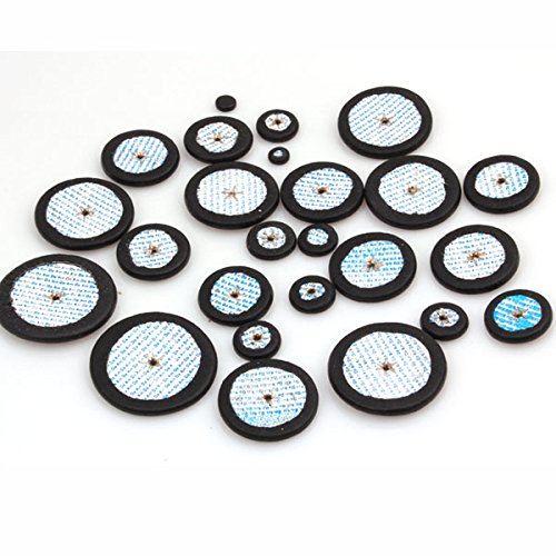 Replace PU Leather Pads for Tenor Saxophone Sax Woodwind Black (Pack of 25)