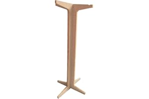Vaveren Chime Stand Gong Stand Multipurpose, Wooden Chime Holder, Wind Chime Wood Stand for Tea Room, Meditation, Tabletop, Style A