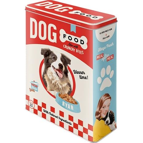 Nostalgic-Art 30325 Animal Club - Dog Food, Vorratsdose XL