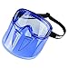 Sellstrom UV Protective, Anti-Fog Coating, Protective Safety Goggle with Polycarbonate Chin Guard, Clear Lens, Blue, S80300