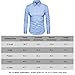 Manwan walk Men's Slim Fit Business Casual Cotton Long Sleeves Solid Button Down Dress Shirts (Small, Navy Blue)