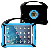 BeneU iPad Mini 3 2 1 Case for Kids Tablet Protective Case Children Shockproof Drop Proof Soft Silicone Portable Lightweight Handle Case Cover for iPad Mini Retina Display and iPad Mini 3 2 1 Black