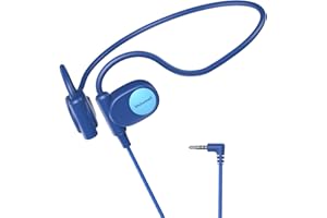 Mehomeli Kid Headphones for School, Air Conduction Open Ear Headphones, 3.5mm Jack Wired Cord, Ultra-Comfort, Ergonomic and Lightweight Design Perfect for School and Outdoor Activities-Blue