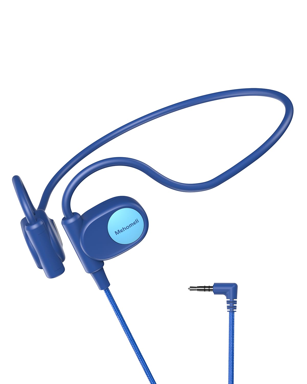 Photo 1 of Mehomeli Kid Headphones for School, Air Conduction Open Ear Headphones, 3.5mm Jack Wired Cord, Ultra-Comfort, Ergonomic and Lightweight Design Perfect for School and Outdoor Activities-Blue