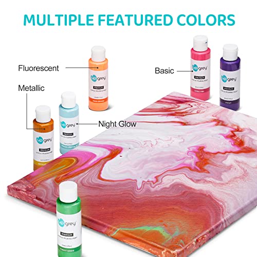 Acrylic Pouring Paint (60ml/2oz Bottles) 42 Colors, High Flow Acrylic