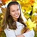 Blulu 8 Pcs Satin Headbands Bulk 1 Inch Wide Hard Headband Anti-slip Hairbands Plain Ribbon Comfortable Hair Accessories for Women Ladies Girls DIY Craft(Black)