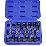 Neiko 10250A Magnetic Hex Nut Driver Master Kit, Cr-V Steel | 1/4" Quick-Change Hex Shank | SAE & Metric | 12-Piece Set