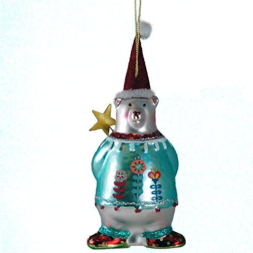 North Pole Polar Bear Christmas Ornament