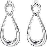 JOLCHIF Dangle Earrings Hypoallergenic 18k Gold/PlatinumPlated Earrings Fashion Jewelry for Women(Pearl、Red Heart、Butterfly)