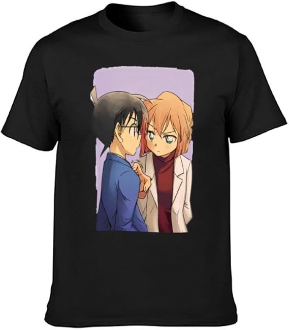 Amazon Nanagoten コナン Tシャツ 名探偵コナン 夏 コットン レディース メンズ 綿100 半袖 Tシャツ プリント Tシャツ 通気 吸汗 速乾 肌着 丸襟 大きいサイズ 可愛い アニメ グッズ 男女兼用 Tシャツ Tシャツ カットソー 通販
