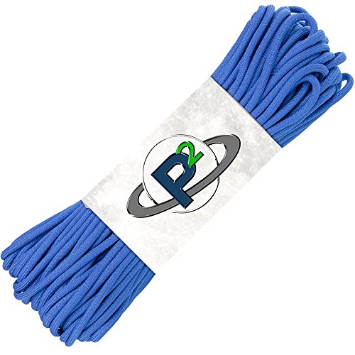 PARACORD PLANET Mil-Spec Commercial Grade 550lb Type III Nylon Paracord (Royal Blue, 100 feet)