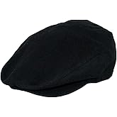 Men's Premium Wool Blend Classic Flat Ivy Newsboy Collection Hat