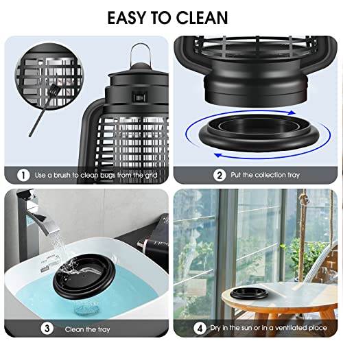 ICFPWR Bug Zapper, Bug Zapper Outdoor Electronic, Mosquito Killer