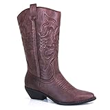 Soda Reno-S Western Mid-Calf Boots