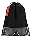 WODISON Non-woven Travel Drawstring Shoes Bag Organizer with View Window 4-Pack