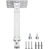 suptek Extended Mini Projector Ceiling Mount Adjustable Wall Mount with Thread Adapters for Projector DVR Camera, Max 21inch (PR05MINI)