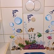 Wenko 3D-Fliesendekor Fresco Terra – 6er-Set, Selbstklebend, 10x10 Cm, Wasserfest & Rückstandslos Entfernbar