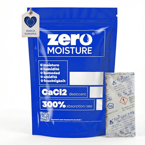 50 x 5 g | Wardrobe Moisture Absorber Bags 10 x More Silica Absorbent Gel Sachets – Silica Gel | Dehumidifier Wardrobe Anti-Mould | Moisture Bags | Anti-Mould for Wardrobe and Clothes