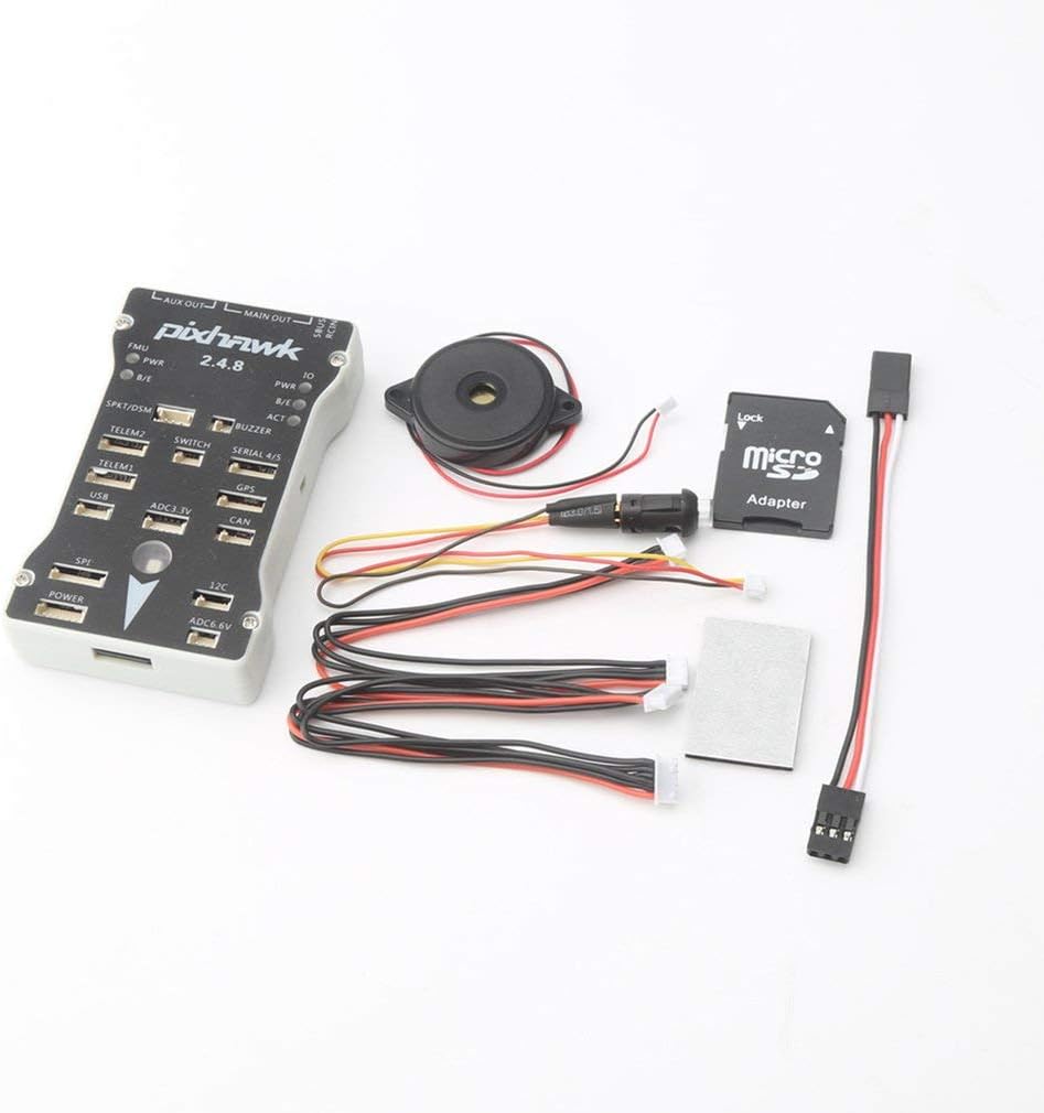 GreatWall Pixhawk 2.4.8 32 Bit Flight Controller with Safety Switch Buzzer Expand Module gray & black
