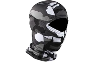 EVD-X Tactical Camo Face Mask Bandana Balaclava Hood Headwear for Men Women Training Cycling Ski Hunting