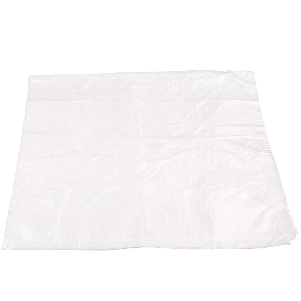 Aramox 100Pcs Disposable Car Seat Covers Plastic Waterproof Seat Covers Protectors for Mechanic Valet Bodyshop