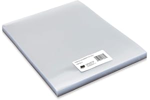 Grafix Shrink Film - Clear Transparent 8.5"x11" Sheets, Design Your Art and Shrink It to Create Jewelry, Embellishments, Paper Crafts, Gift Tags, Ornaments and More, Pack of 50