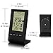 BENGOO Indoor Humidity Monitor Hygrometer Digital Thermometer Monitor Home Weather Station LCD Display Alarm Clock Calendar Function