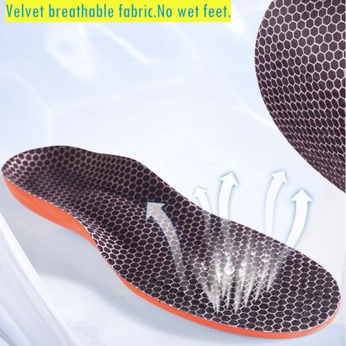 Goofort Plantar Fasciitis Gel Insoles Arch Support Orthotic Insole 7-Times-Shock-Protection 3D-Xpain™-Poron for Heel Pain Metatarsal Orthopedic Flat feet Sports Work Comfort Women Men Shoe Inserts