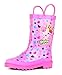Shopkins Kids Girls' Character Printed Waterproof Easy-On Rubber Rain Boots (Toddler/Little Kids)