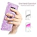 VEGO Galaxy Note 9 Case Glitter Bling Diamond Rhinestone Bumper Sparkly Protective Grip Case with Kickstand Ring Stand for Women Girls for Samsung Galaxy Note 9 (Purple)